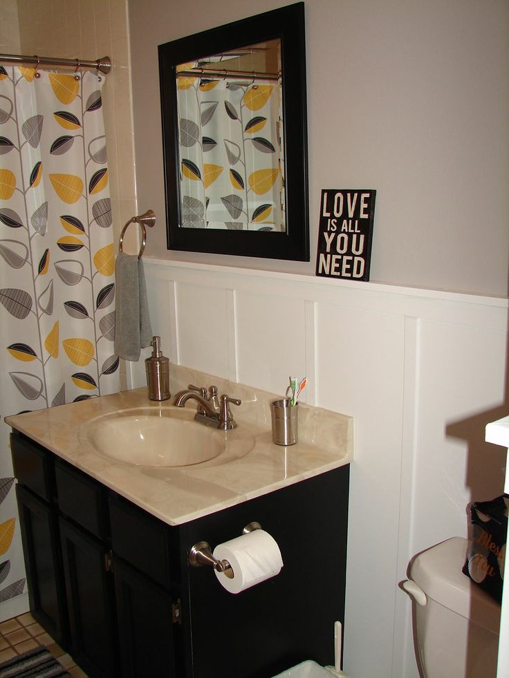 Yellow And Grey Bathroom Decor
 57 best Ideas for yellow and grey bathroom redo images on