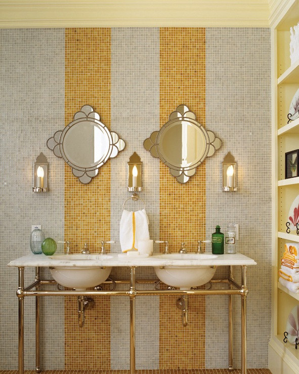 Yellow And Grey Bathroom Decor
 Gray And Yellow Bathroom Design Ideas
