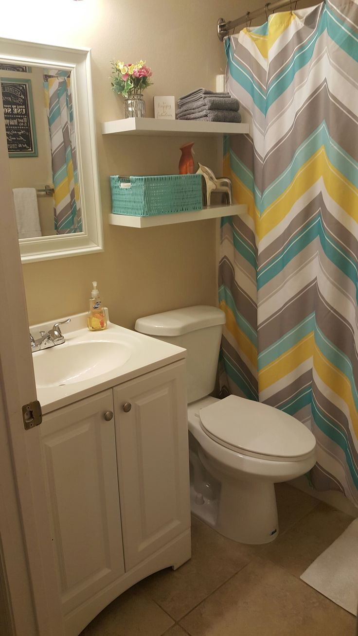 Yellow And Grey Bathroom Decor
 Small Bathroom Update Less than $100 Lowe s and Hobby
