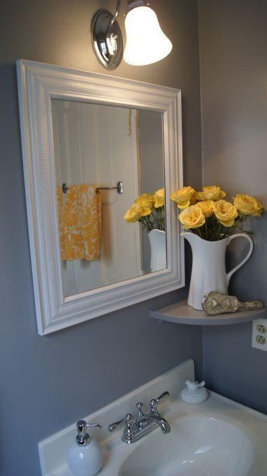 Yellow And Grey Bathroom Decor
 yellow and gray bathroom ideas