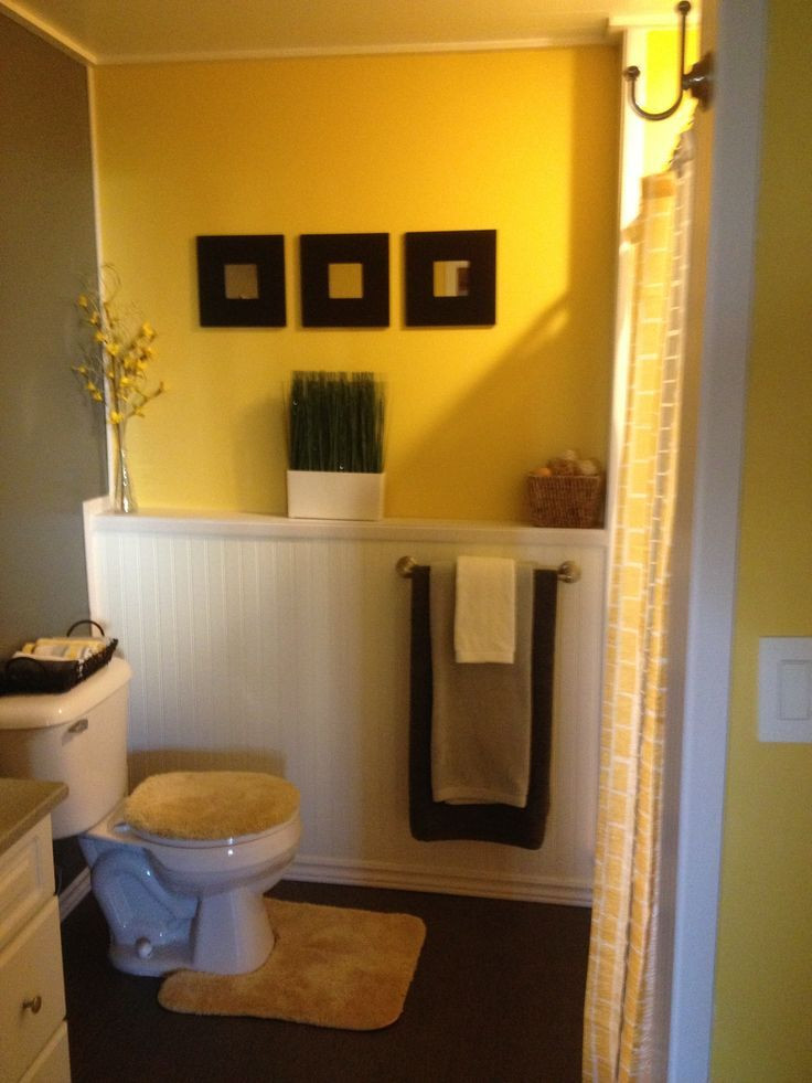 Yellow And Grey Bathroom Decor
 11 best yellow & gray bathroom ideas images on Pinterest
