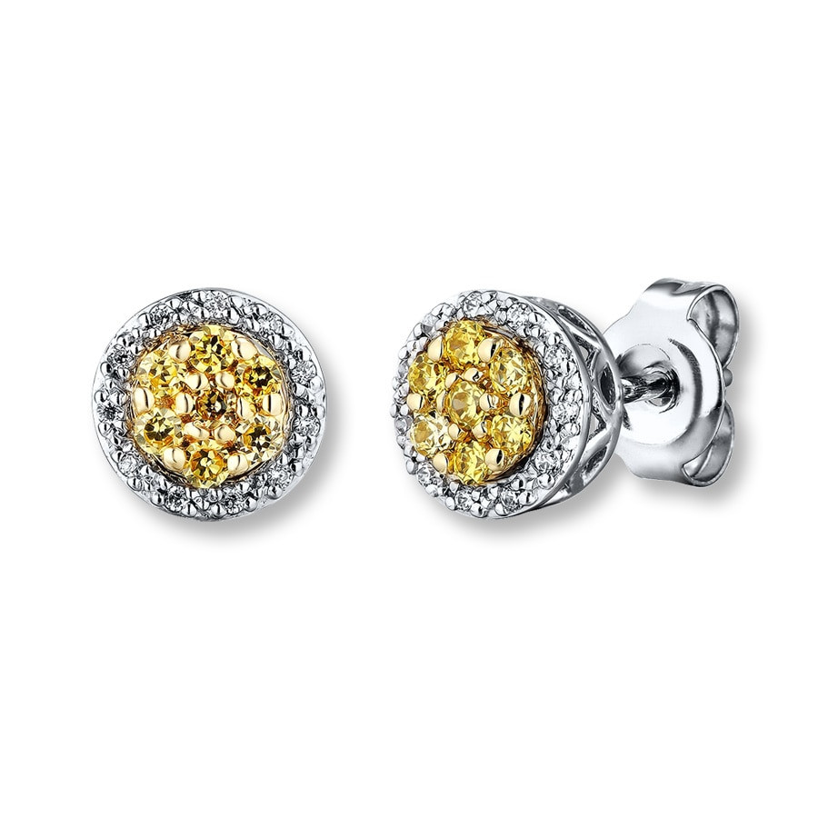 Yellow Diamond Earrings
 Engagement Rings Wedding Rings Diamonds Charms Jewelry