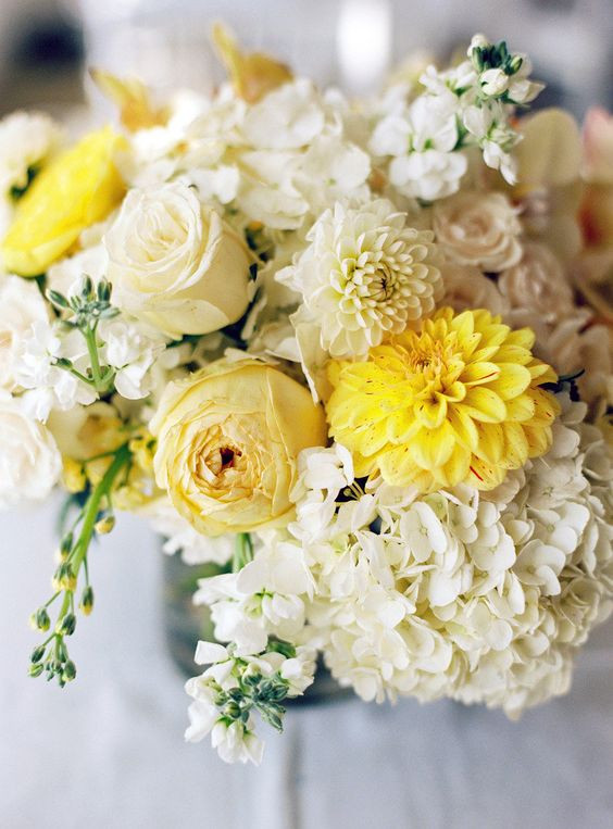 Yellow Flowers For Wedding
 Wedding Wednesday Bright Yellow Wedding Inspiration