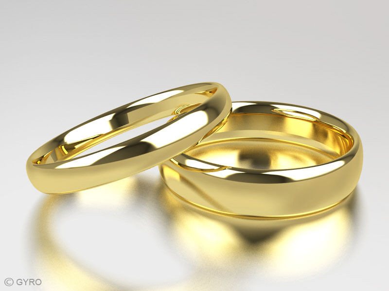 Yellow Gold Wedding Rings Sets For His And Her
 9ct Yellow Gold His and Hers set of Wedding Rings Court