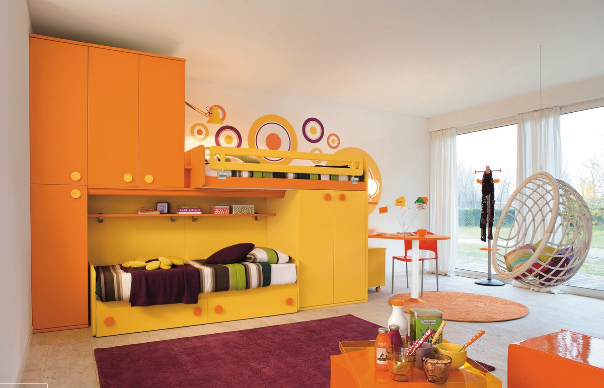 Yellow Kids Room
 Modern Kid s Bedroom Design Ideas