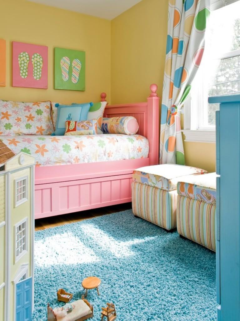 Yellow Kids Room
 15 Adorable Pink and Yellow Girl’s Bedroom Ideas Rilane