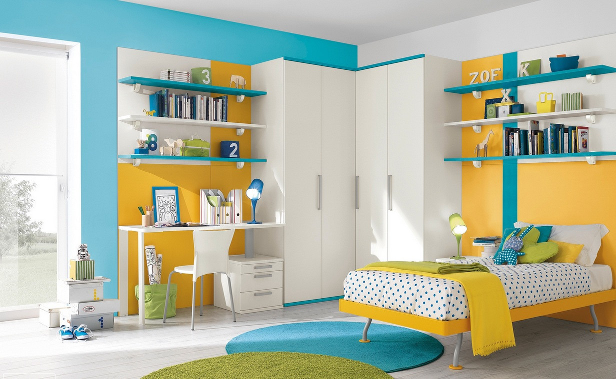 Yellow Kids Room
 Modern Kid s Bedroom Design Ideas