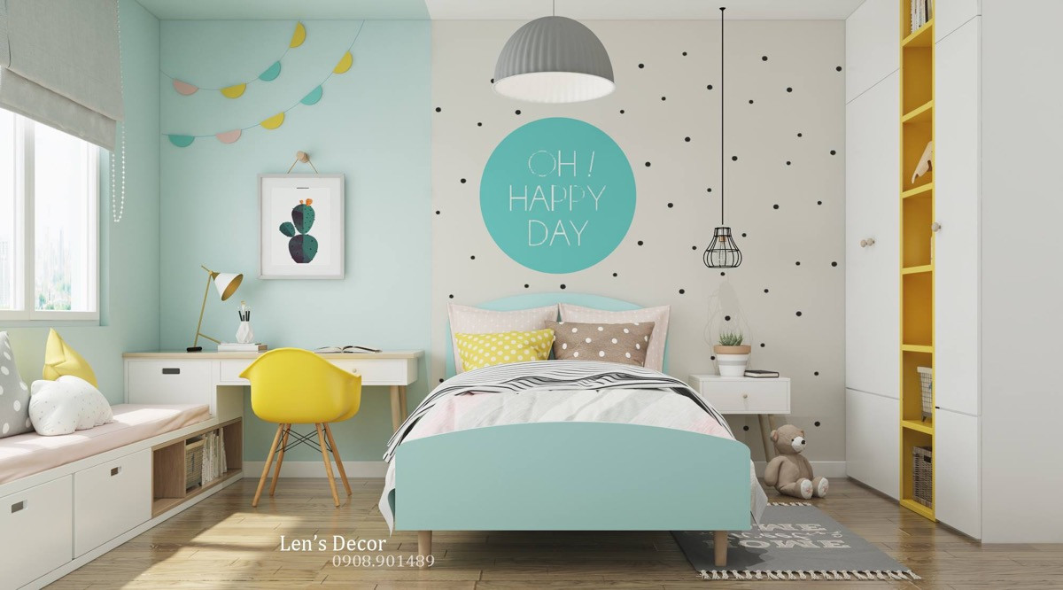 Yellow Kids Room
 40 Stunning Pastel Colored Kids Rooms