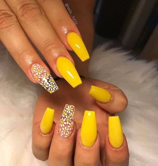 Yellow Nail Art
 50 Gorgeous Yellow Acrylic Nails to Spice Up Your Fashion