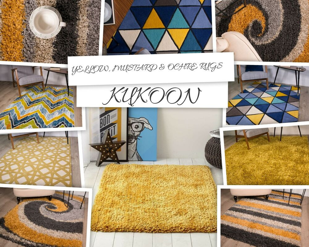 Yellow Rugs For Living Room
 Gold Mustard Rugs Ochre Rugs For Living Room Modern Yellow