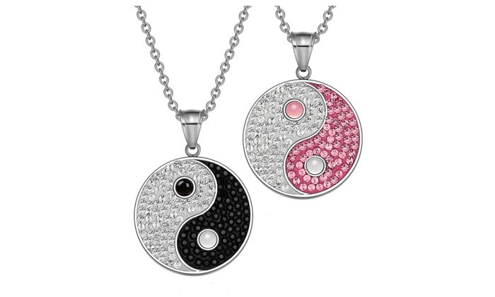 Yin Yang Necklace For Couples
 Yin Yang Love Couples Best Friends Amulets Austrian