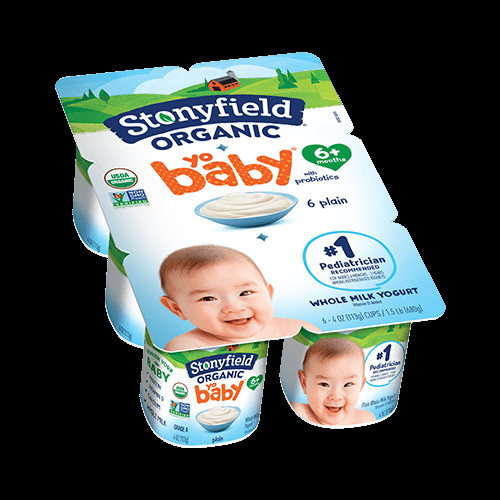 Yogurt Recipes For Baby
 Stonyfield YoBaby Plain Organic Probiotic Baby Yogurt