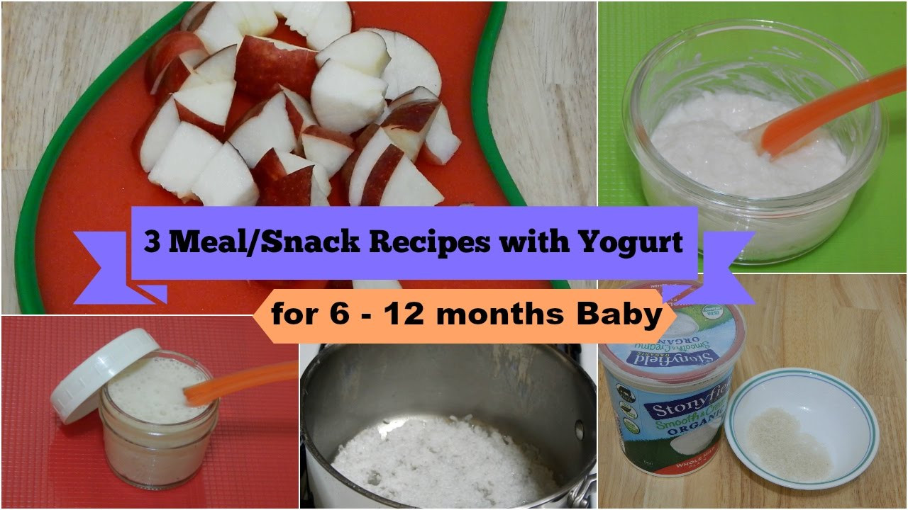 Yogurt Recipes For Baby
 3 EASY HEALTHY MEAL SNACK IDEAS Recipes with Yogurt for 6