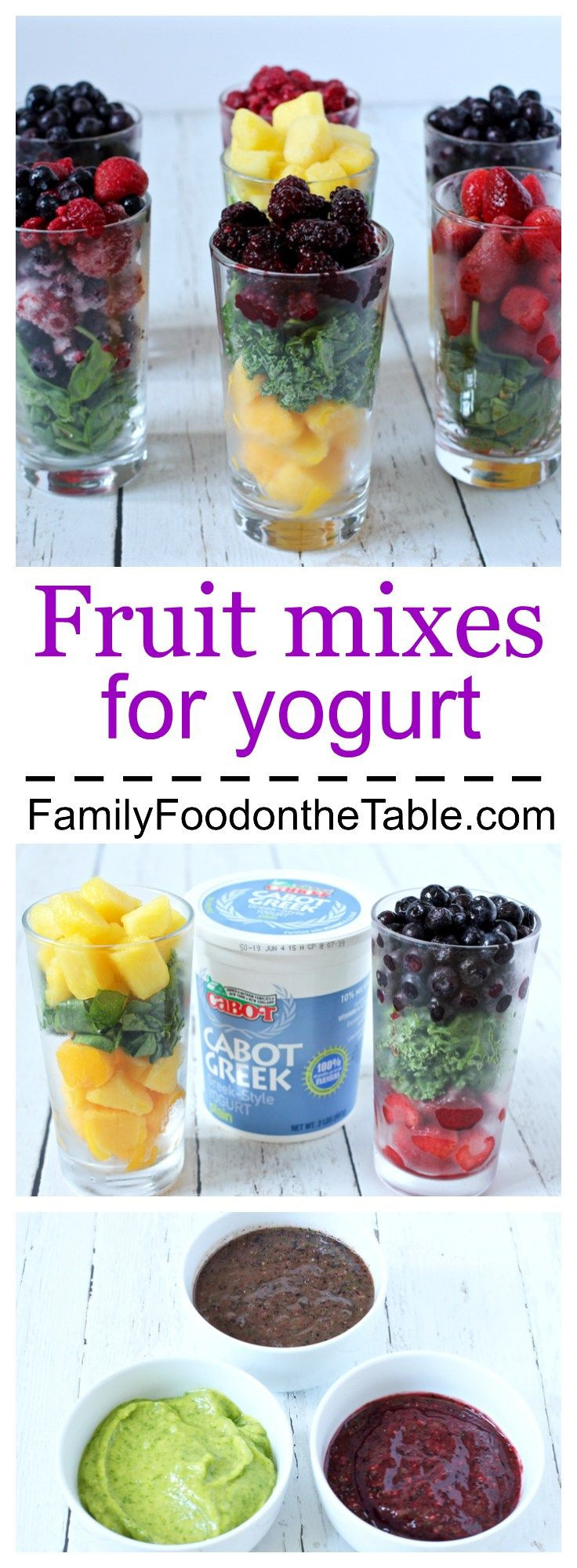 Yogurt Recipes For Baby
 Fruit mix ins for yogurt Recipe