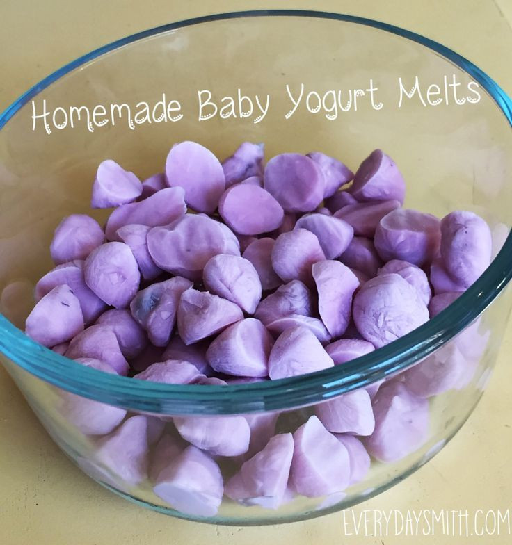 Yogurt Recipes For Baby
 Homemade baby yogurt melts