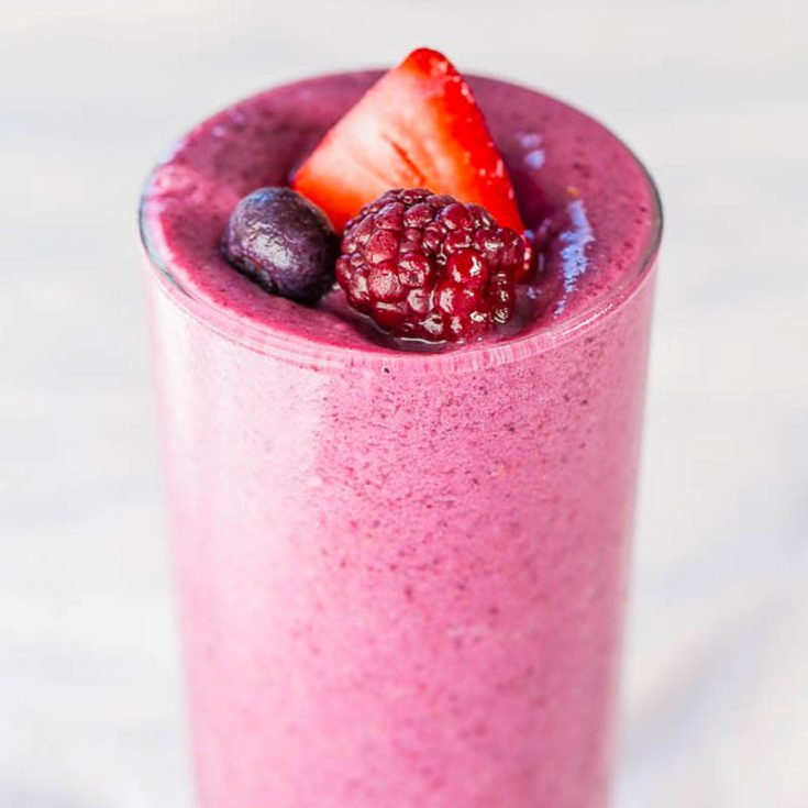 Yogurt Smoothie Recipes With Frozen Fruit
 Frozen Fruit Smoothie with Yogurt 3 Ingre nts