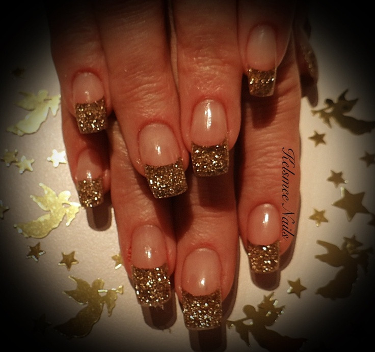 Young Nails Glitter
 Young Nails acrylic gold glitter Kelsmee Nails
