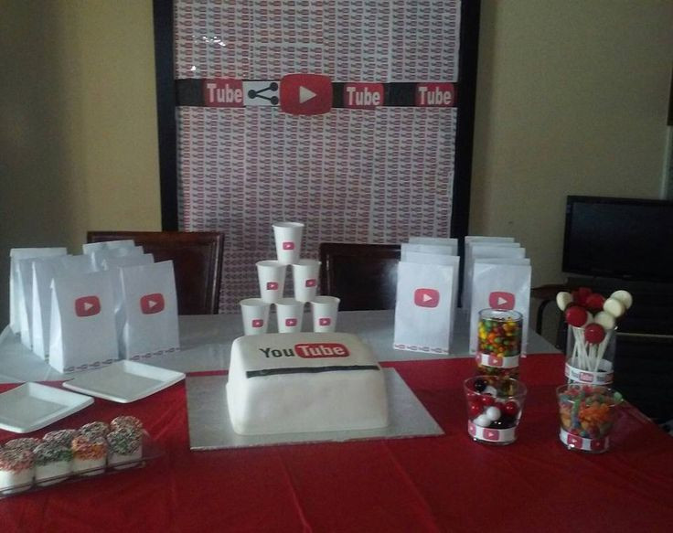 Youtube Birthday Party Ideas
 7 best Birthday Party images on Pinterest