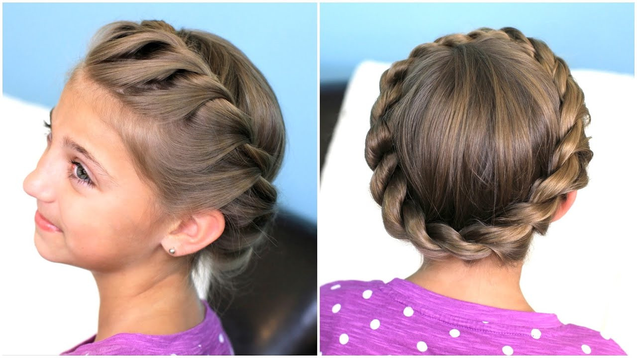 Youtube Updo Hairstyles
 How to create a Crown Twist Braid
