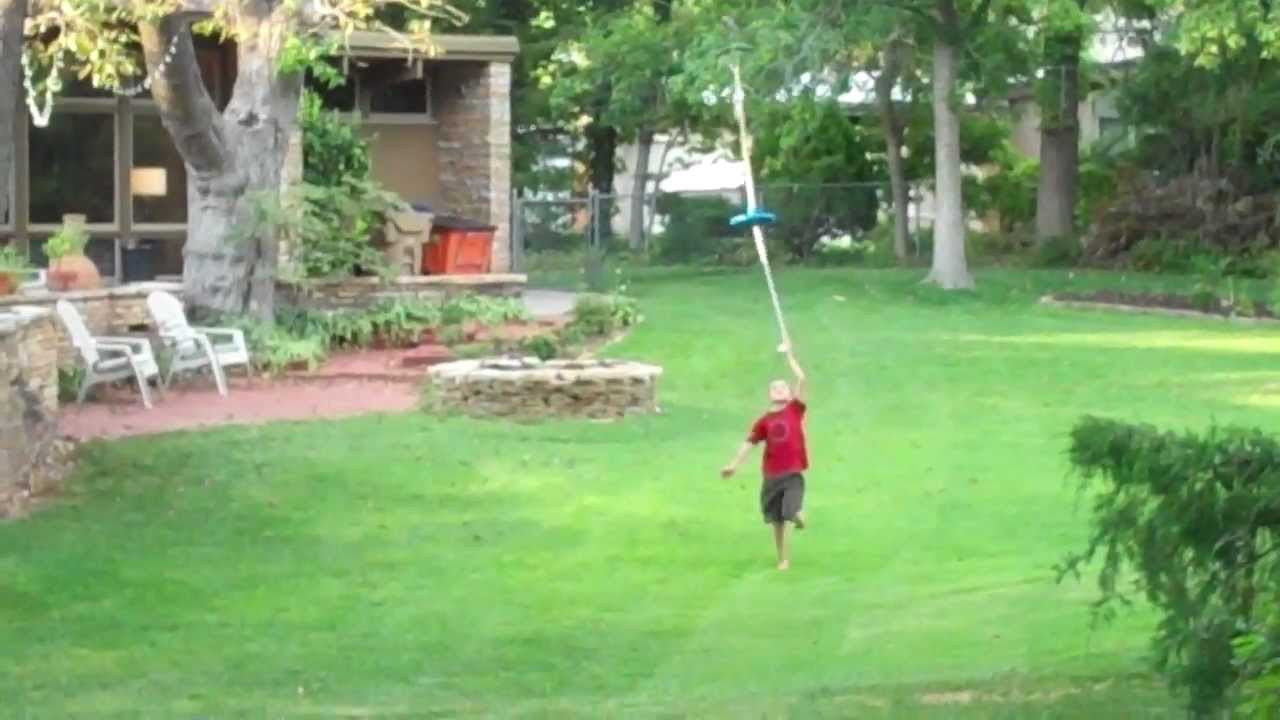 Zipline For Backyard
 165 ft Self Built Backyard Zip Line