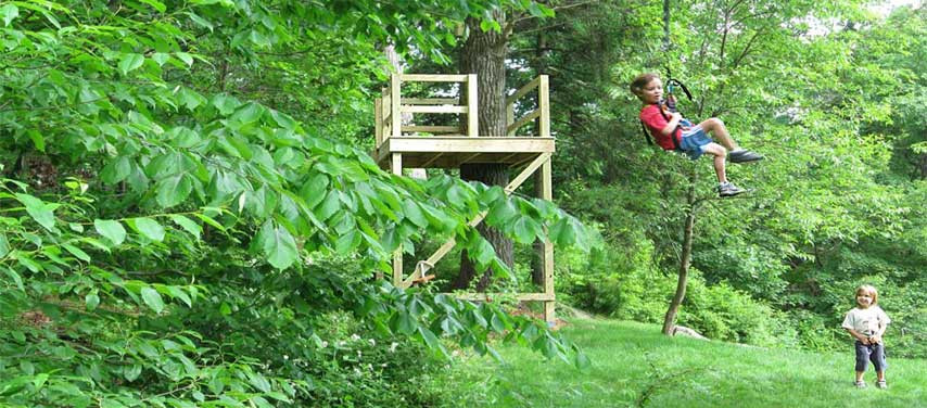 Zipline For Backyard
 e Way to Build a Zip Line in Your Backyard Backyard