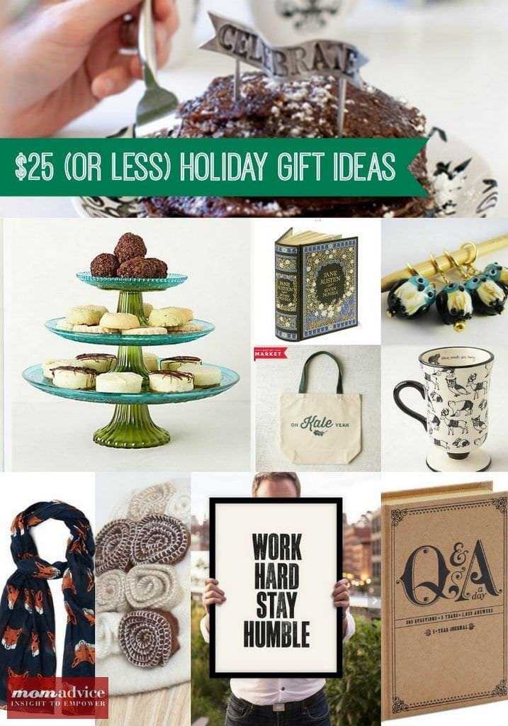 $25 Christmas Gifts
 Christmas Gift Ideas Under $25 MomAdvice