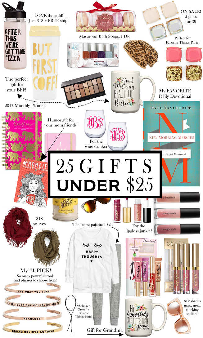 $25 Christmas Gifts
 Christmas Gifts 25 Under $25 The Sister Studio