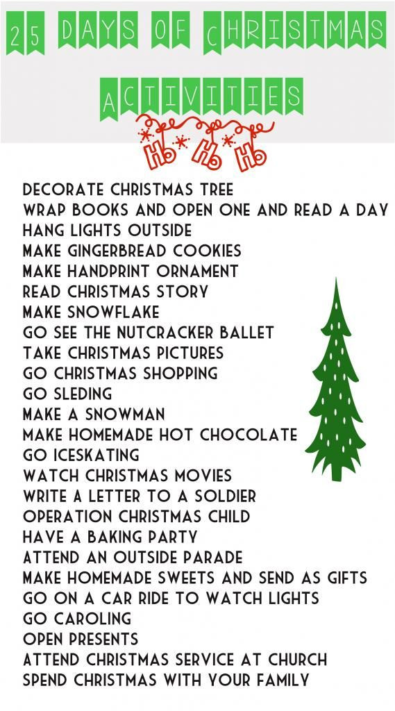 25 Days Of Christmas Ideas
 25 Days of Christmas Ideas
