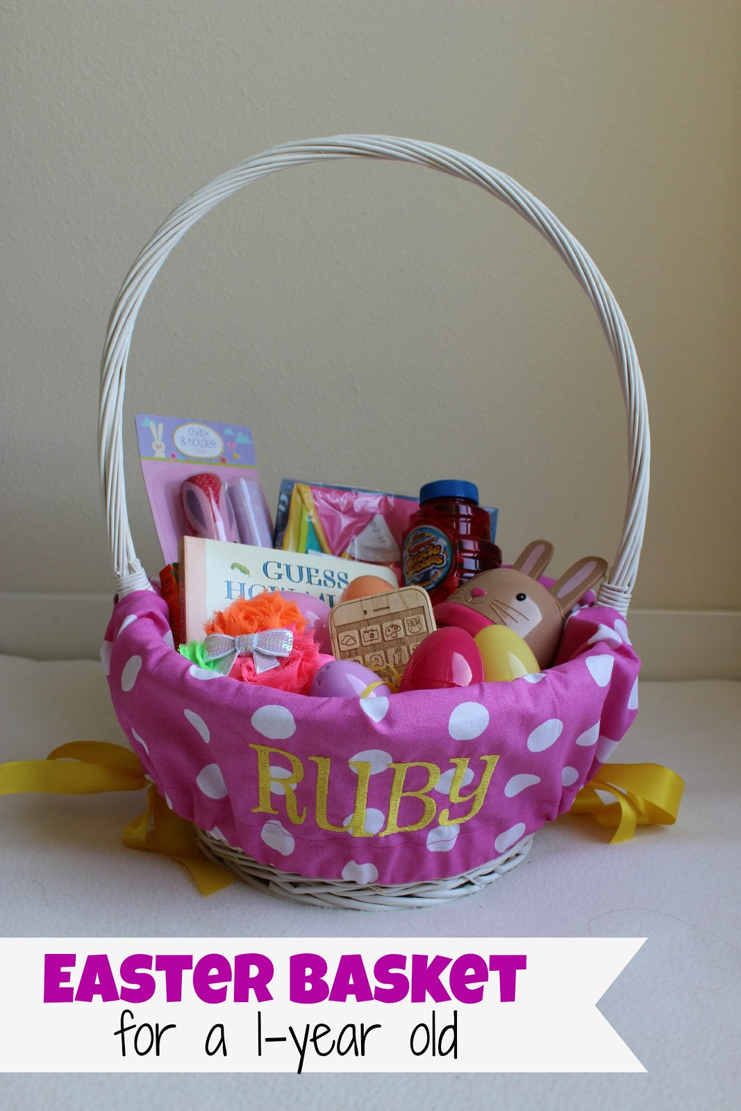 3 Year Old Easter Basket Ideas
 We G Three Ruby s First Easter Basket
