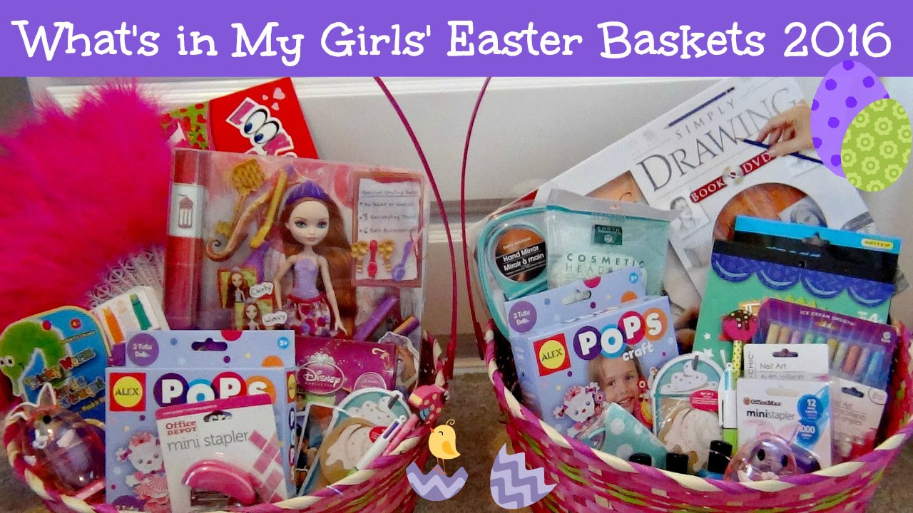3 Year Old Easter Basket Ideas
 What s in My Girls Easter Baskets 2016