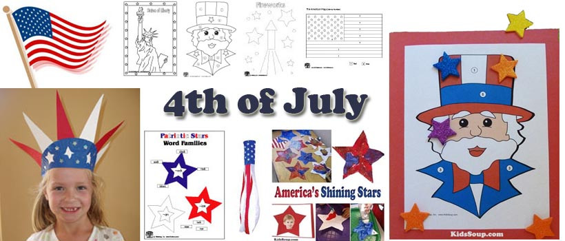 4th Of July Activities For Preschoolers
 4th of July Preschool Kindergarten and Daycare Crafts