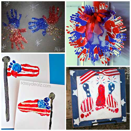 4th Of July Arts And Crafts For Preschoolers
 The Cutest 4th of July Handprint Footprint Crafts Lil