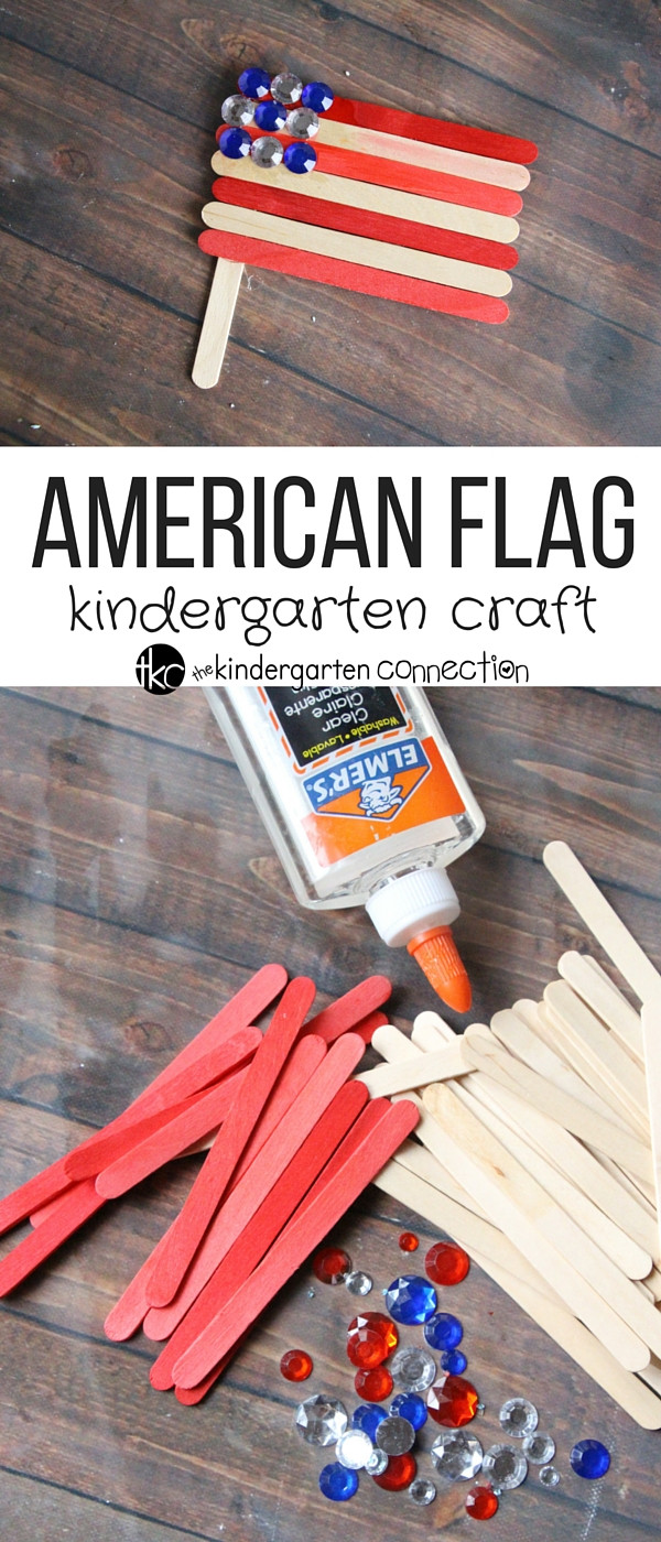 4th Of July Arts And Crafts For Preschoolers
 American Flag Craft The Kindergarten Connection