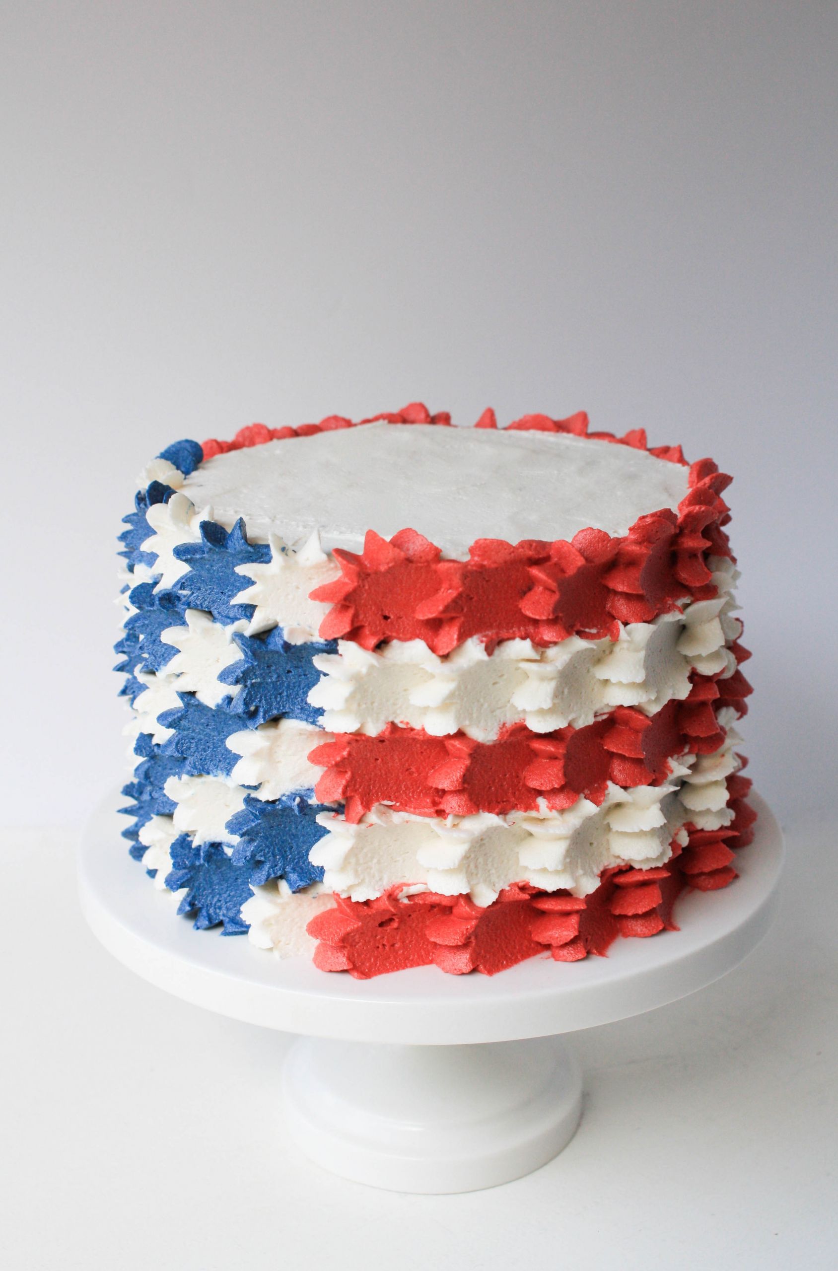 4th Of July Cake Ideas
 Buttercream Stars And Stripes 4th of July Cake