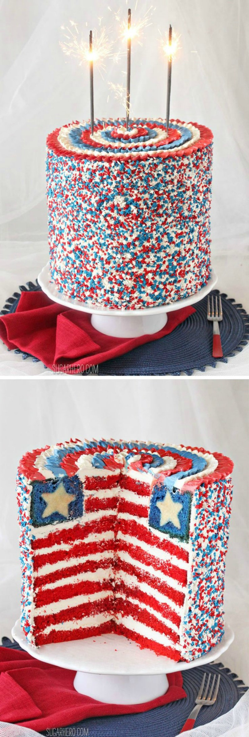 4th Of July Cake Ideas
 11 Genius 4th of July Cakes