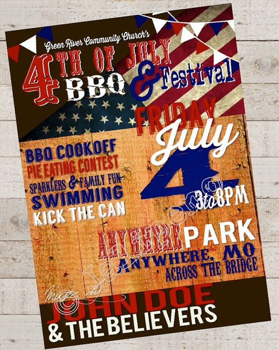 4th Of July Church Service Ideas
 4th of July Independence Day Street Market Fair Festival