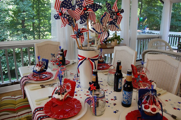 4th Of July Church Service Ideas
 Patriotic 4th of July Decorations & Table Centerpieces