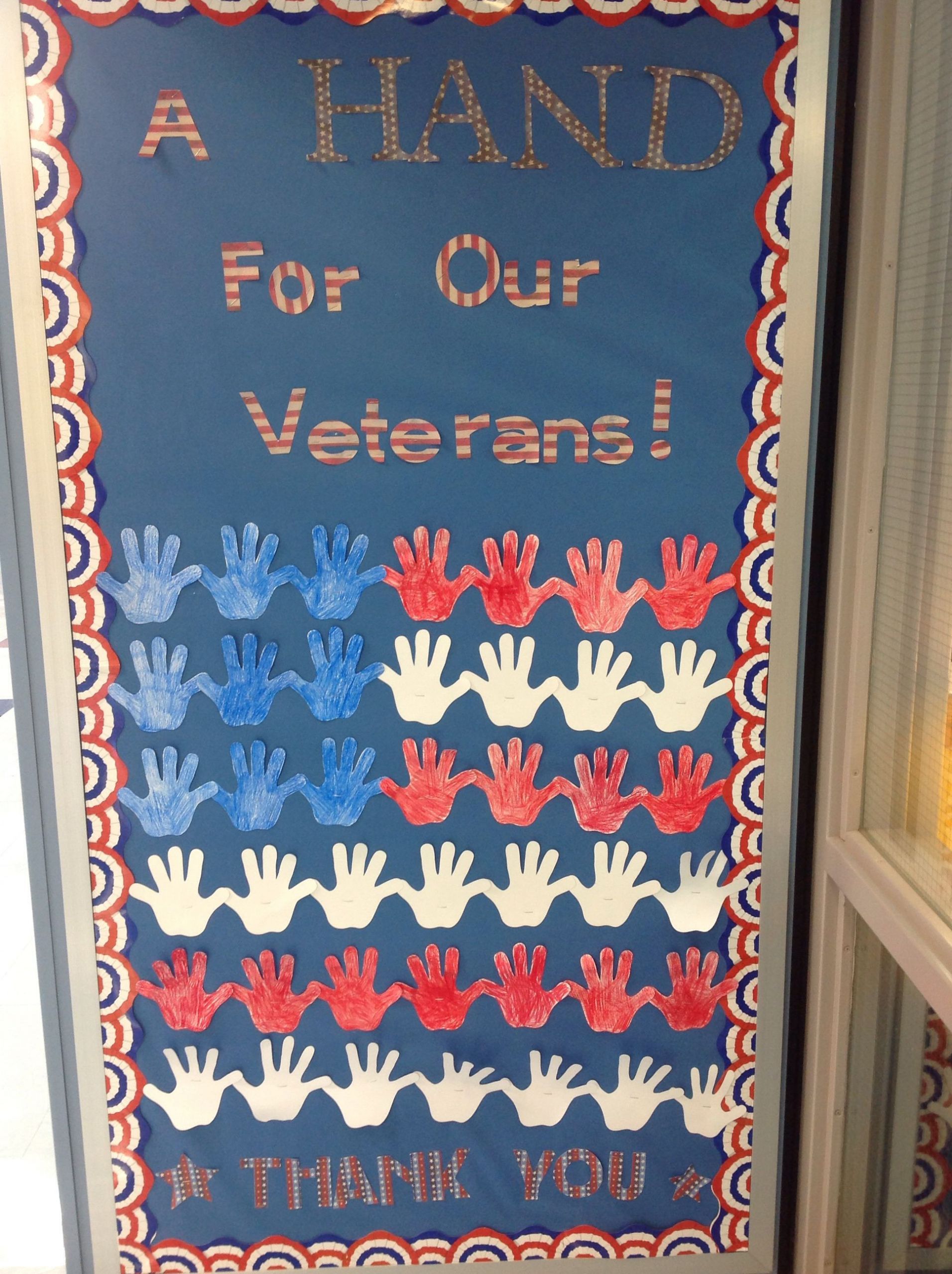 4th Of July Church Service Ideas
 Veterans Day Bulletin Board A Hand For Our Veterans