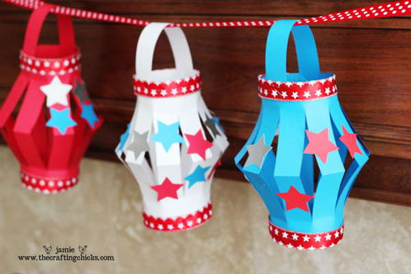 4th Of July Craft
 Paper Lantern Kid s Craft 4th of July Style The Crafting