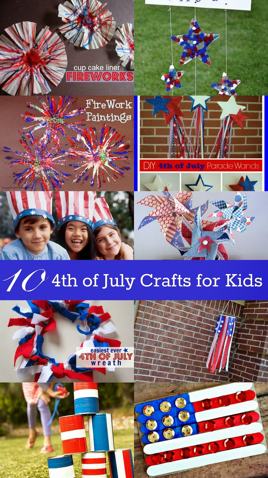 4th Of July Crafts For Toddlers
 10 Fourth of July Crafts for Kids Housewife Eclectic