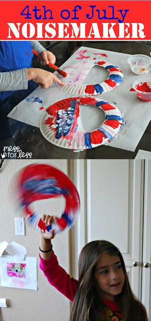 4th Of July Crafts For Toddlers
 4th of July Craft Noisemaker Mess for Less