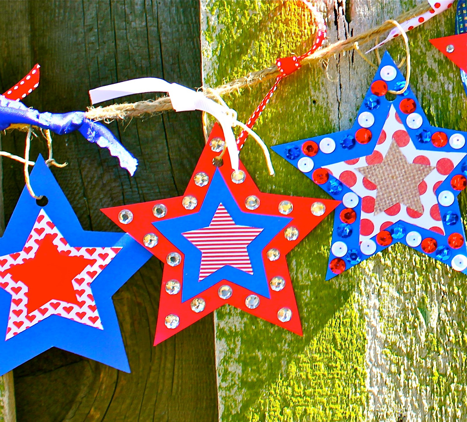 4th Of July Crafts
 Smart Bottom Enterprises Patriotic Stars Banner Craft Kit