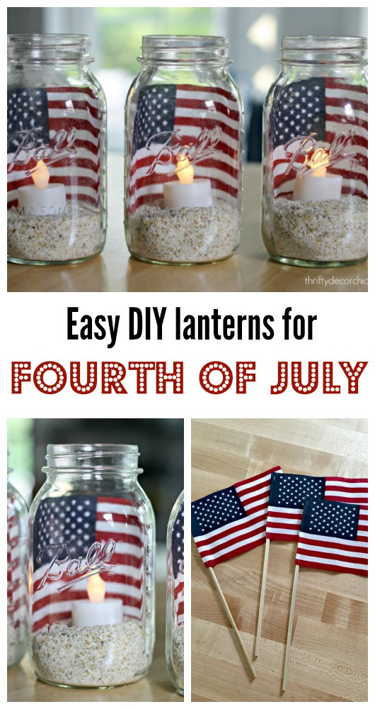 4th Of July Diy Crafts
 Super easy and fun Fourth of July ideas from Thrifty