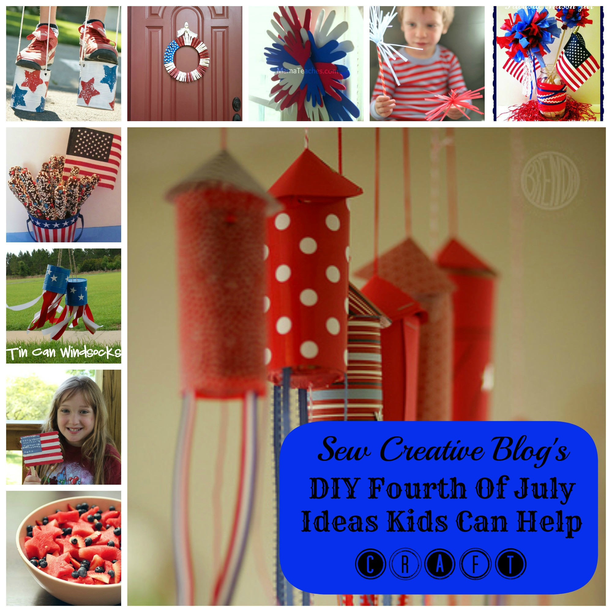 4th Of July Diy Crafts
 Inspiration DIY Fourth July Ideas Kids Can Help Craft