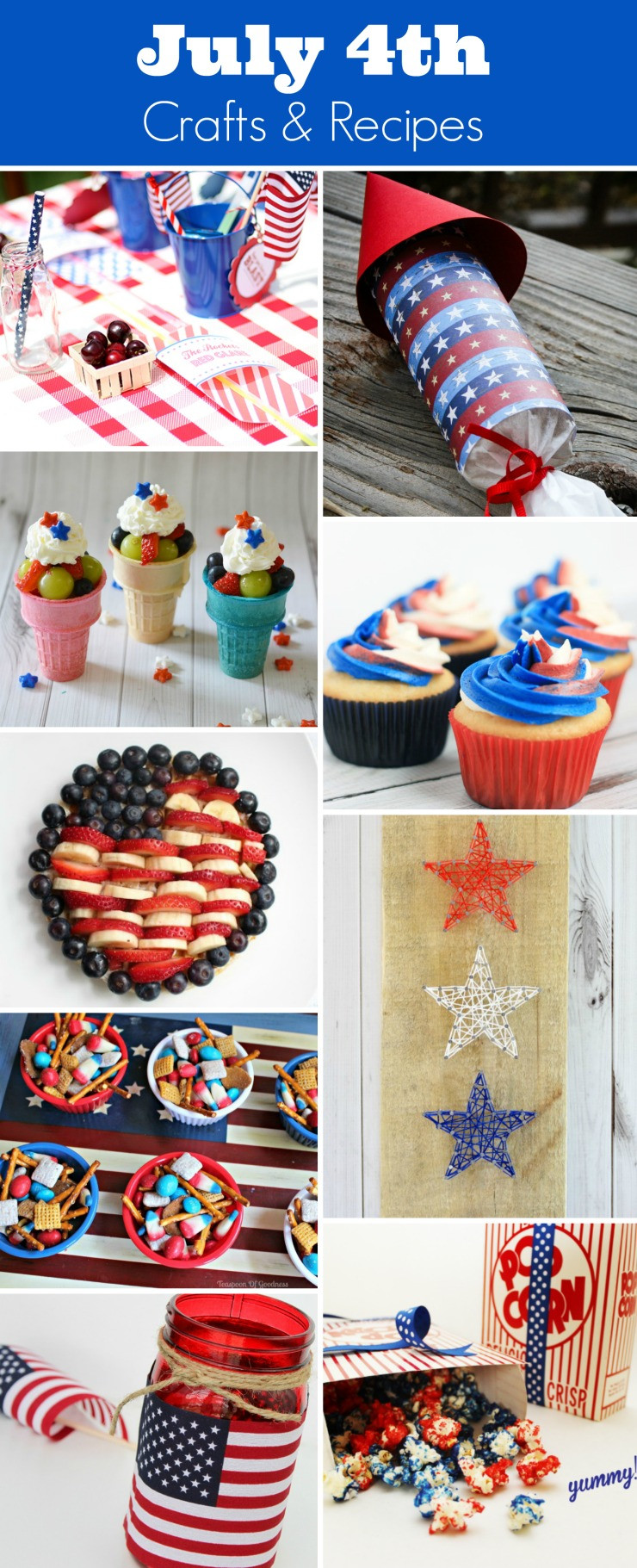4th Of July Food Ideas Pinterest
 25 Ideas For 4th July Crafts And Recipes