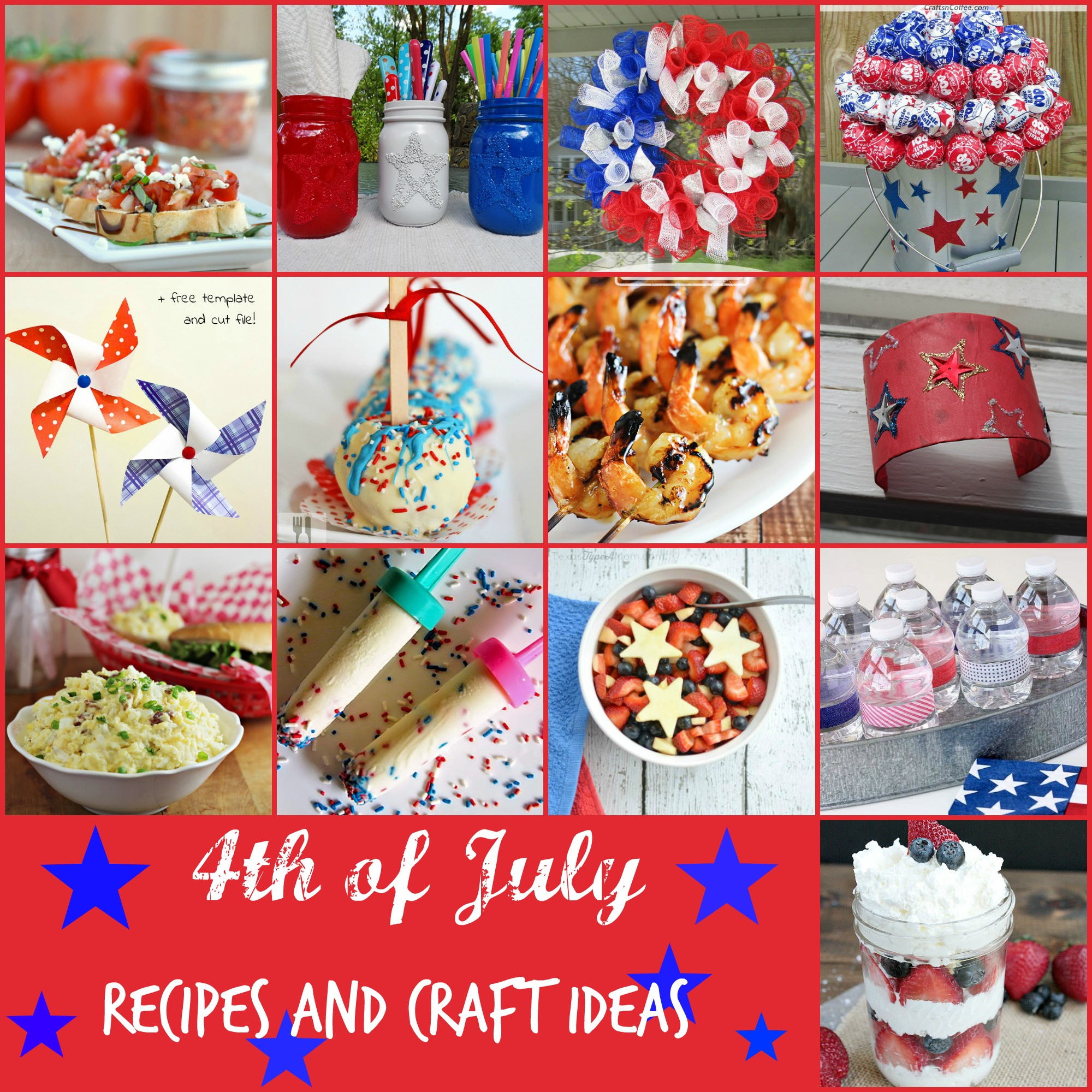 4th Of July Food Ideas Pinterest
 4th of July Recipes and Craft Ideas Michelle s Party Plan It