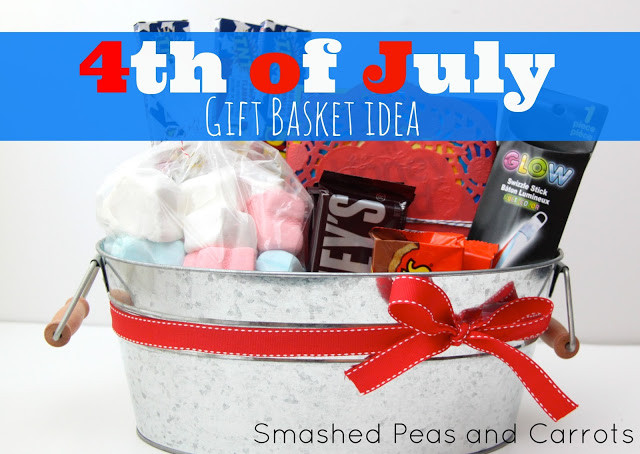 4th Of July Gift
 4th of July Gift Basket Idea Smashed Peas & Carrots