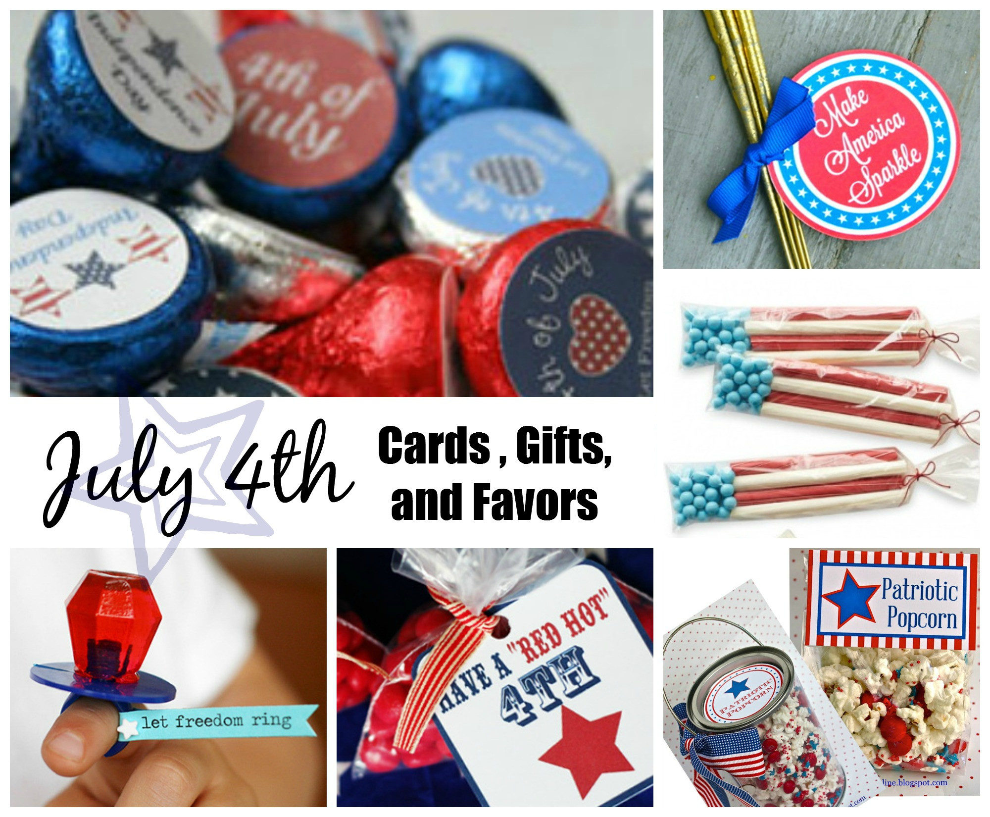 4th Of July Gift
 July 4th Independence Day Card Gift and Party Favor