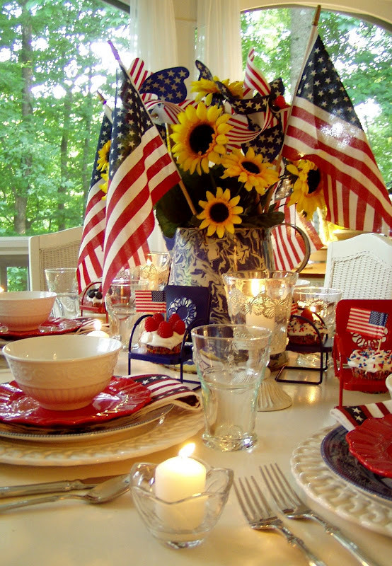 4th Of July Ideas
 4th of July Party and Table Setting Ideas