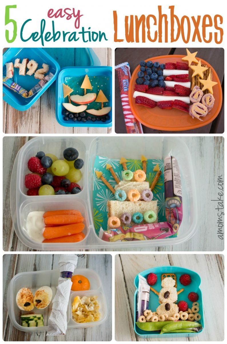 4th Of July Lunch Ideas
 5 Easy Celebration Lunchbox themed bento lunches for kids
